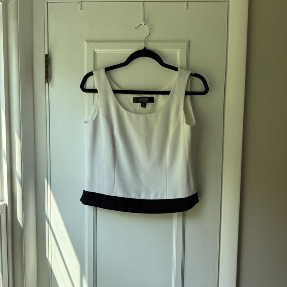 Kasper White Top - Picture 2 of 3